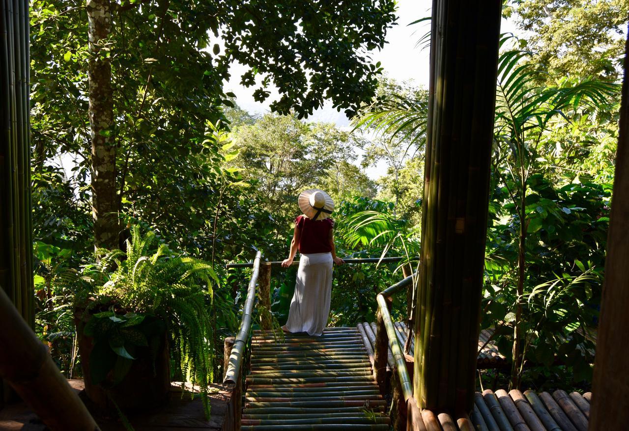 Vila Centro Ecoturistico Cabanas Encantadas Catemaco Exteriér fotografie
